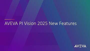 AVEVA PI Vision 2025 New Features