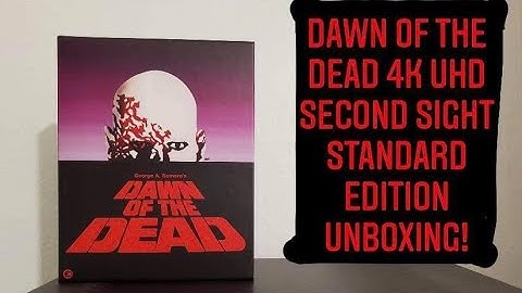 Dawn of the Dead 4K UHD Second Sight Films Unboxing! (Standard Edition)