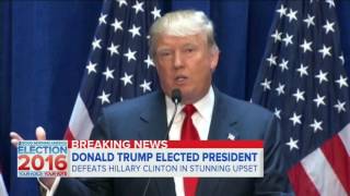 Donald Trump Elected President - Good Morning America | 9 November 2016 | 7AM ET