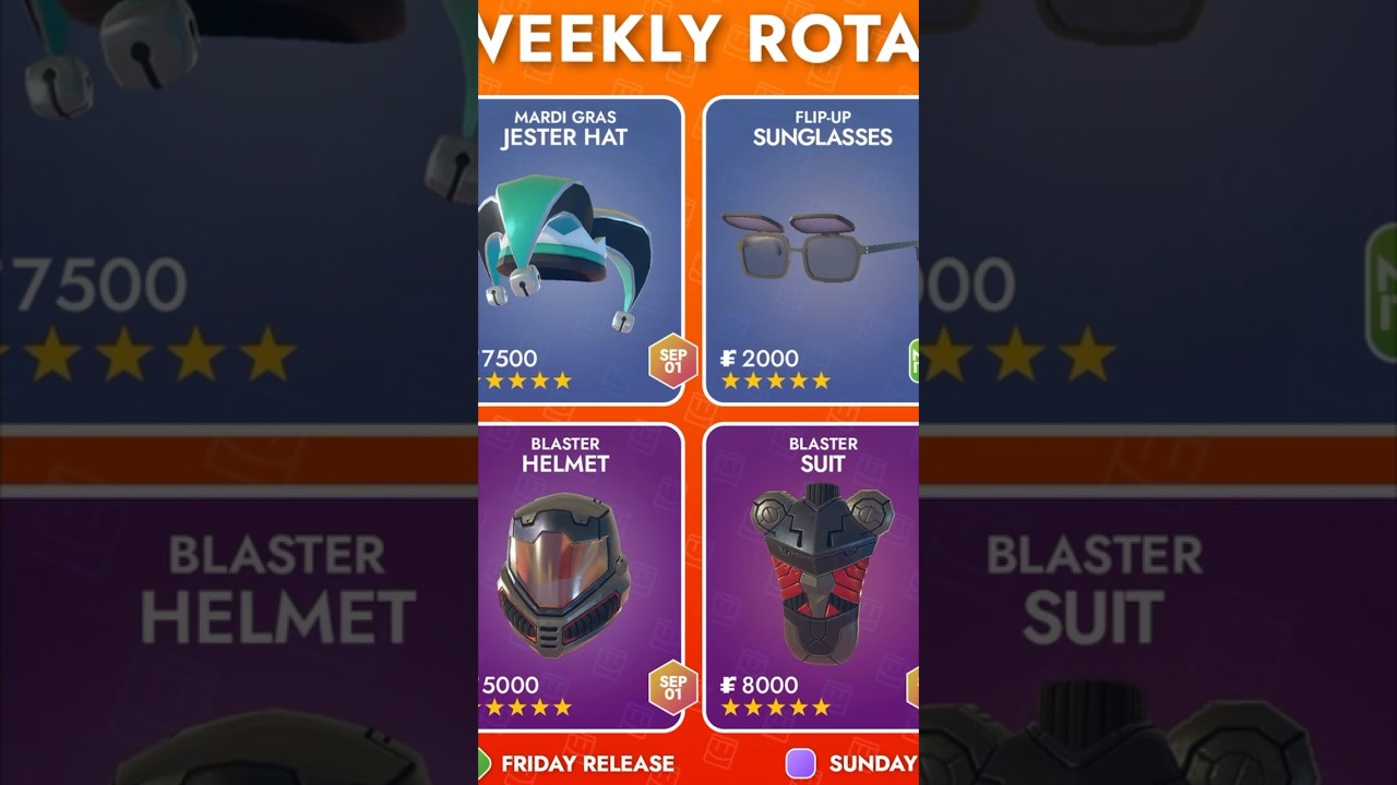 NEW Rec Room Weekly Rotation & Mardi Gras Jester Hat 😳