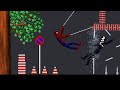 Spiderman vs Venom in People Playground