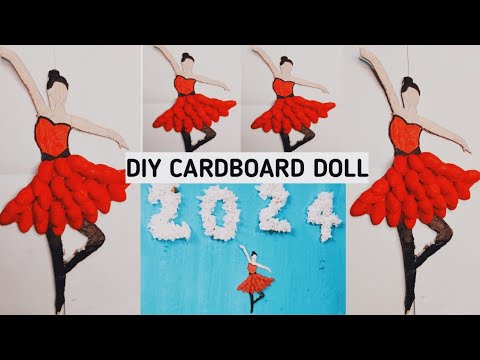 Pista shell Doll Wall hanging Making|Best Out of Waste Cardboard and ...