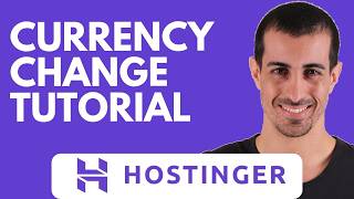 Hostinger Website Builder Currency Change Tutorial | Switch USD to Euro Easily