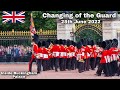 Actual Video: "Changing of the Guard" inside Buckingham Palace, London - 28th June 2022