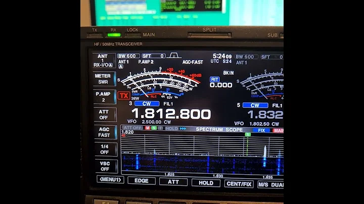 K1ZM   vs   K3ZM  ARRL 160m
