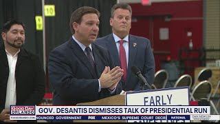 Gov. Ron DeSantis addresses talk of presidential run