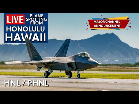 Live Planespotting at HNL/PHNL Honolulu Airport | Real-Time Arrivals & Departures! Sept 6 2025