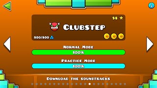 Level - 14 Clubstep 100% All Coins (Demon) By Robtop|Geometry Dash