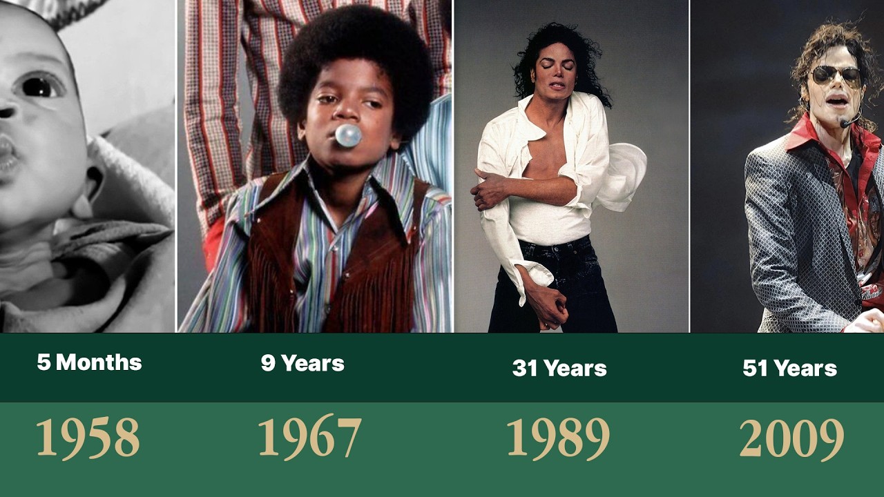 Michael Jackson Evolution (1958–2009) | From Child Star to King of Pop 👑🔥