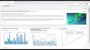 Oracle Machine Learning demo:  Targeting Good Credit Customers who Complete All Payments