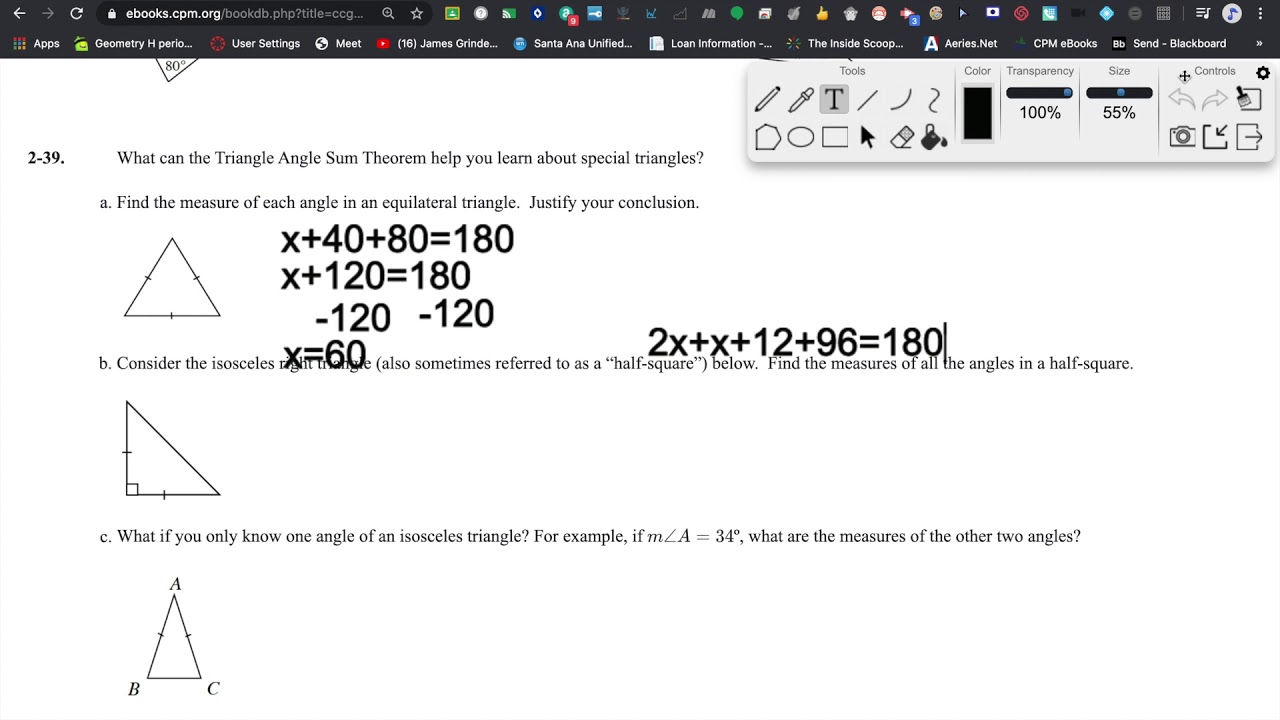 Cpm geometry answers