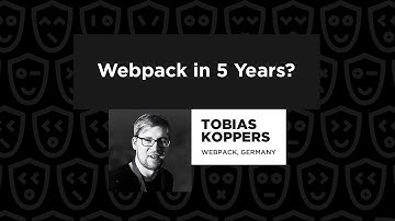 Webpack in 5 Years? – Tobias Koppers, JSNation 2022