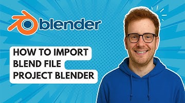 Hoe u een Blend-projectbestand importeert in Blender [Handleiding 2025]
