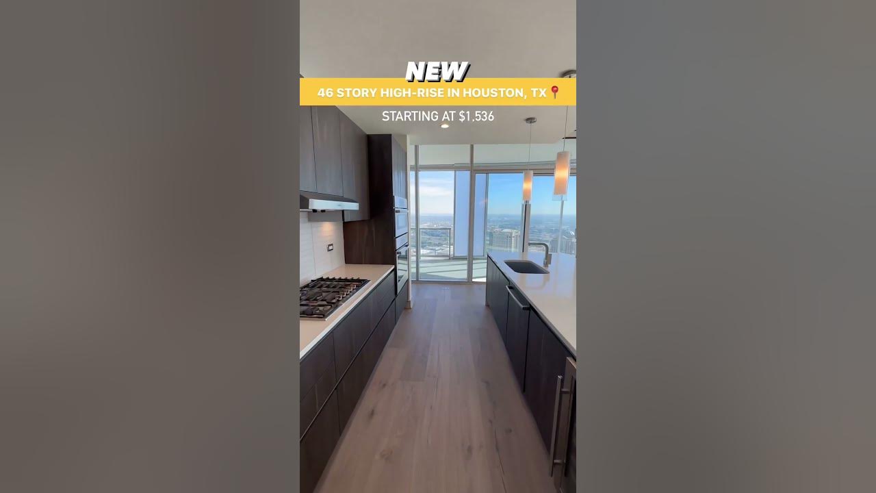 Houston Apartment Tour - New 46 Story High-Rise Apartments