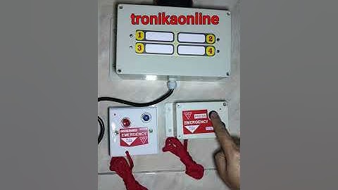 WIRELESS PULL CORD EMERGENCY ALARM panic button SIREN STROBO OUTDOOR 220V