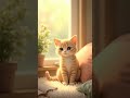 Котенок Мурлыкает #cat #веселыекоты #котята