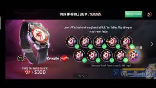 250m/500m unlocked series watch / Zynga Poker screenshot 5