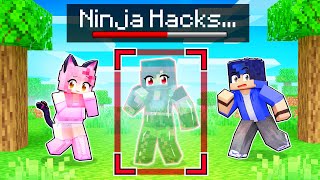 Using NINJA HACKS To Cheat In Minecraft! screenshot 2