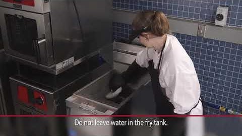 Vulcan Fryer Boil Out Demo