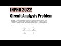 Problem from INPHO 2022 (Circuit Analysis) #jee #olympiad #physicsolympiad #inpho