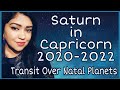 Saturn in Capricorn 2020 - 2022 |Transit Over Natal Planets & Saturn Return