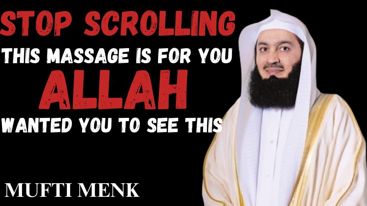 Allah Has Chosen You | This Is Not a Coincidence | Powerful Islamic Reminder by Mufti Menk