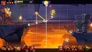 Bridge Builder Adventure. Level 14. 3 Stars Walkthrough.