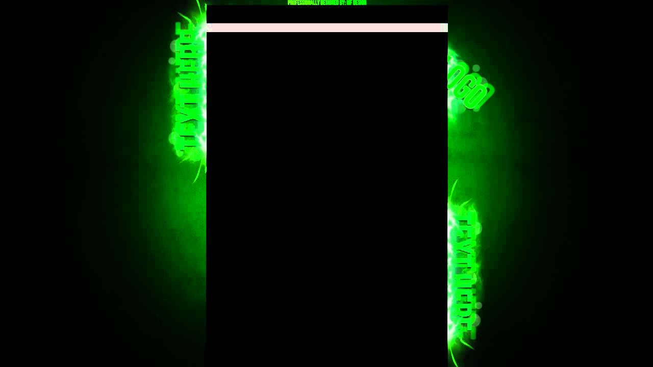 New Green Flame Youtube Background Template | NEW Youtube layout
