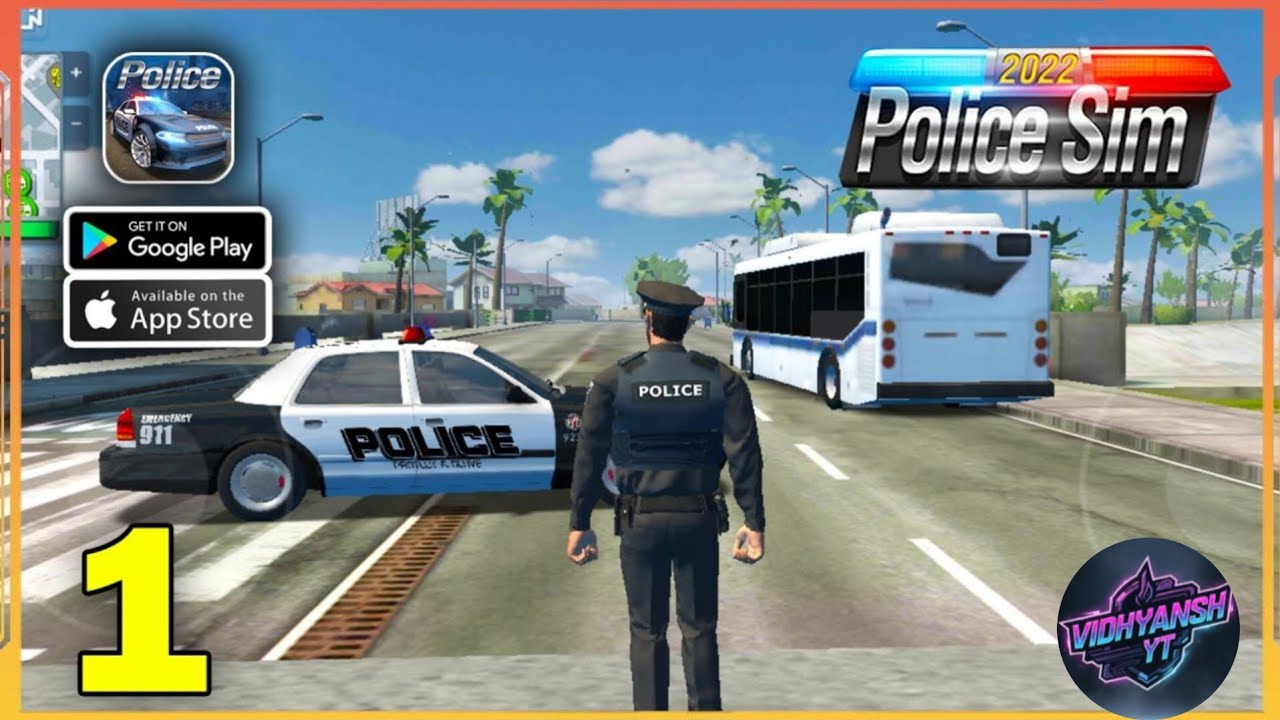 I Because a Police Officer👮 | Police Simulator Mobile| Vidhyansh YT