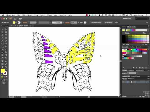 Adobe Illustrator CS6 Tutorial |  Working with Live Paint | InfiniteSkills