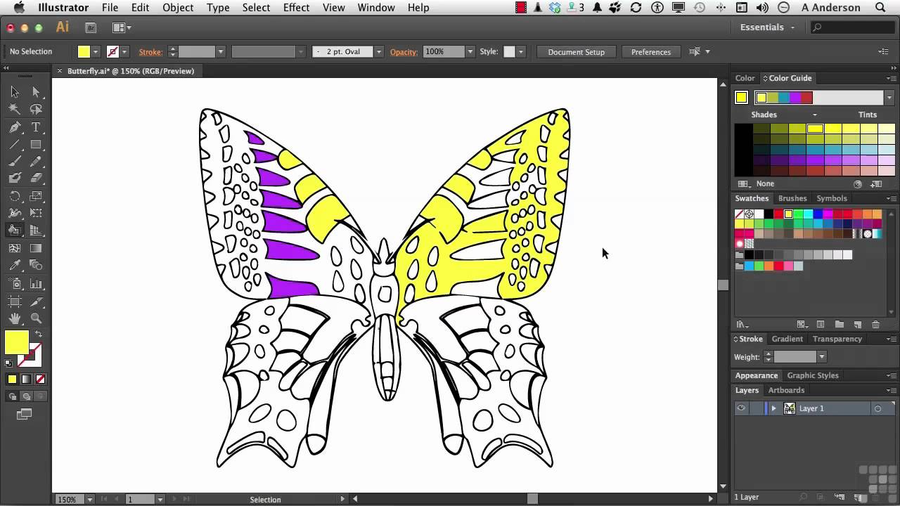 Adobe Illustrator Cs6 Tutorial Working With Live Paint Infiniteskills Youtube