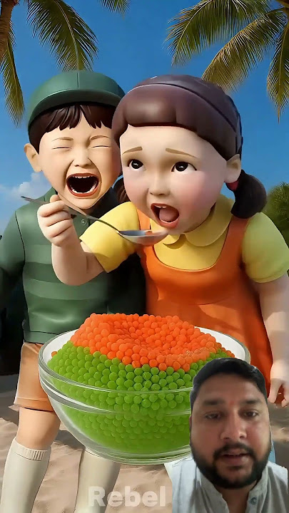 Green green candy #cartoon #animation #foodchallenge #funny