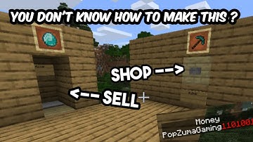 (OUTDATED) How to make money system, shop, and sell in Minecraft PE (1.16.40) [ENGLISH SUBTITLE]