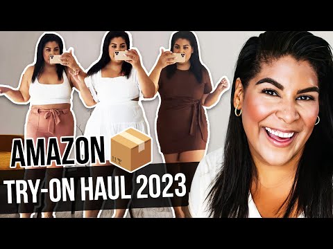 AMAZON TRY ON HAUL 2023 | midsize spring amazon fashion | SIZE 12 AMAZON OUTFITS | queencarlene