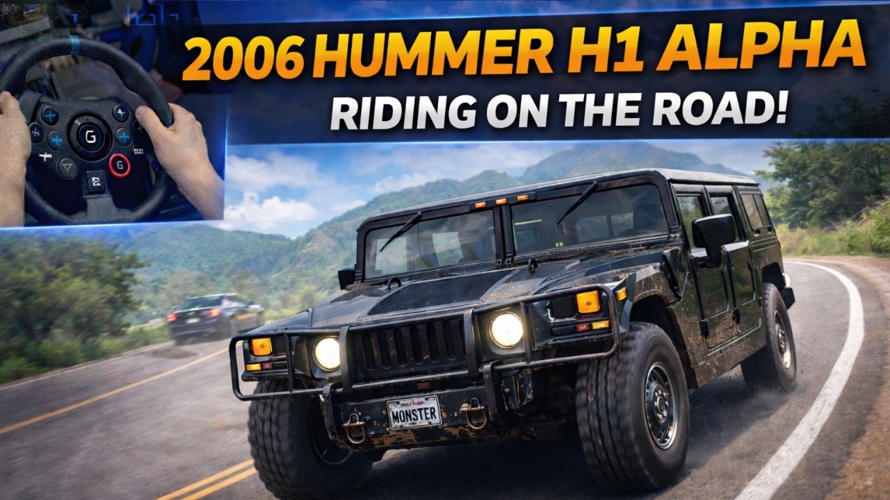2006 Hummer H1 Alpha Road Drive | Logitech G29 Wheel | Forza Horizon 5
