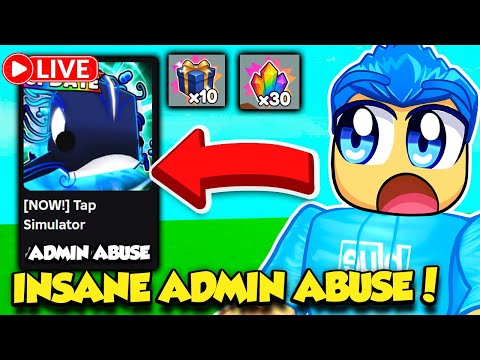 TAP SIMULATOR INSANE ADMIN ABUSE CHRISTMAS UPDATE LIVE!!