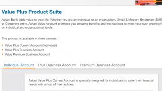 Askari Value Plus Current account detail I benefit of Askari value Plus current Account I
