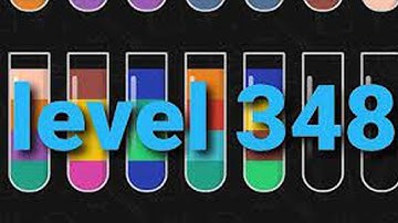 water color sort level 348 + 349