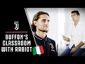 Gianluigi Buffon puts Adrien Rabiot’s Italian knowledge to the test | Buffon's Classroom!  😂🇮🇹
