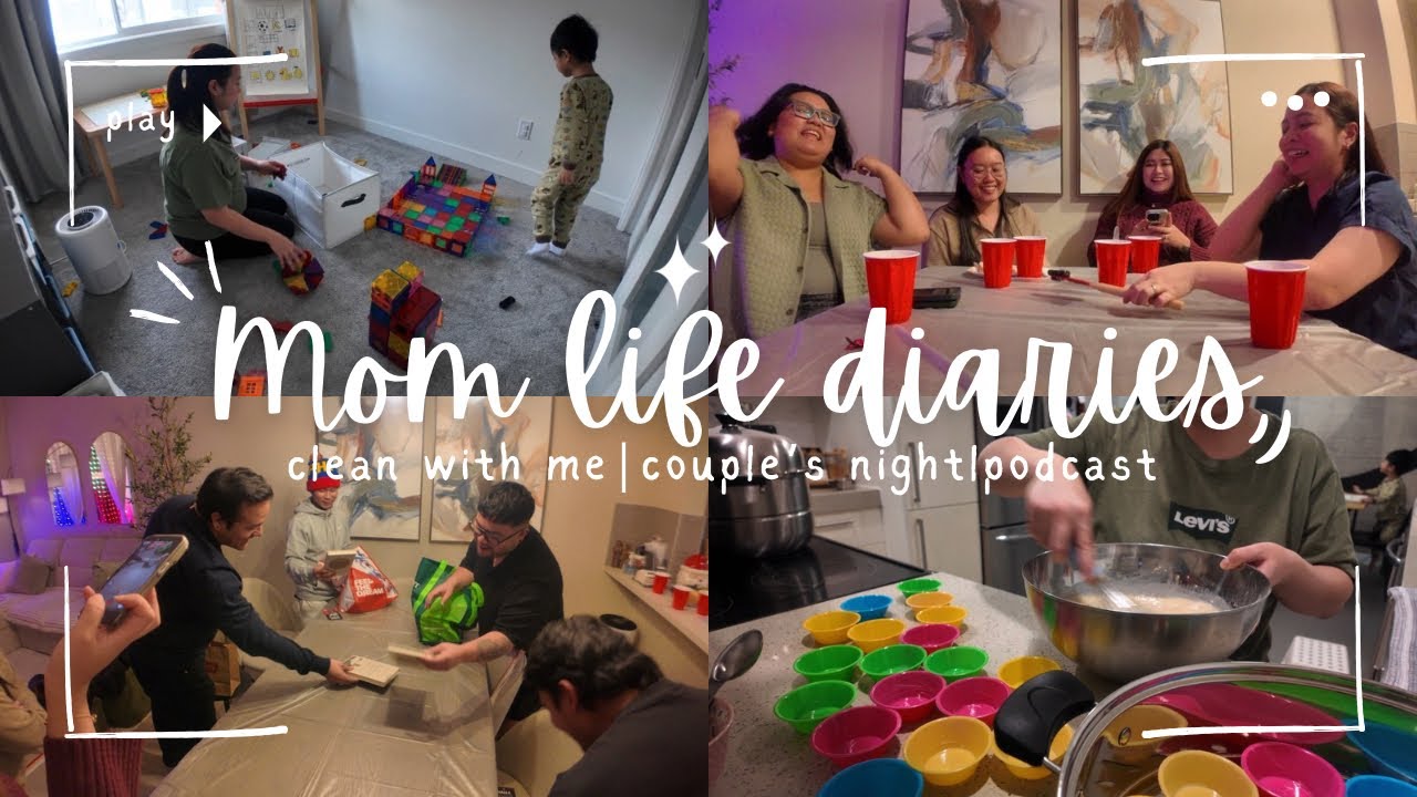 From Cleaning to Date Night & Starting a Podcast | Mom Life Diaries
