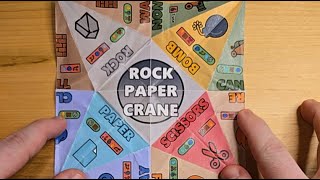 Test Playing - Rock Paper Crane & Adapt This!
