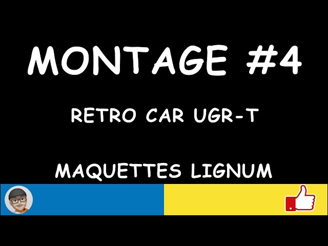 Maquette - Bois - Ugears - Voiture rétro UGR-T