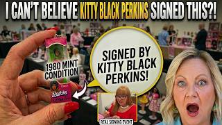 I Can't Believe Kitty Perkins Signed My Black Barbie Box at the Doll Show