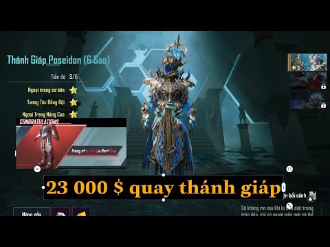 Quay thánh giáp poseidon kỉ niệm 1k sub người may mắn là Quý E -Pubg Mobile