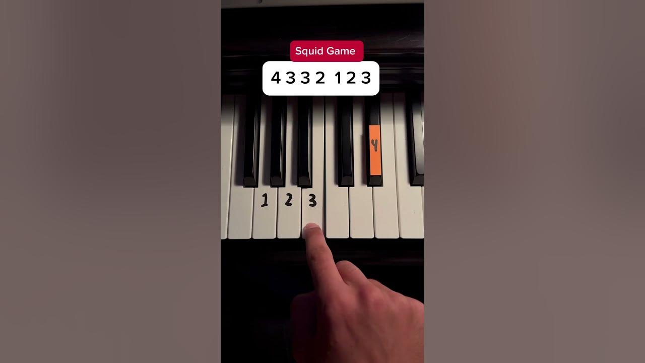 Squid Game Theme (Easy Tutorial) #piano #squidgame3 #squidgame #tutorial