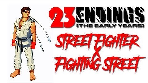 Story Breakdown: Street Fighter vs. Fighting Street (Arcade & TurboGrafx) - Defunct Games