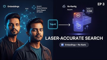 RAG Explained (EP3) : Embeddings, Semantic Search, Re-Ranking & Hybrid Retrieval (Step-by-Step)