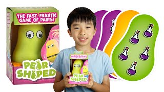 Pear Shaped Unboxing and Review | Family Speed Matching Party Game | Blue Orange Games screenshot 5
