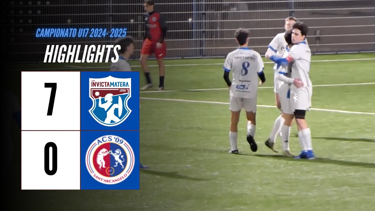 HIGHLIGHTS CAMPIONATO U17 2024 - 2025 | Invicta Matera VS ACS 09