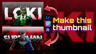 How to Make EFX Thumbnail | Trending Thumbnail tutorial | Best way to Viral your video! | Picsart